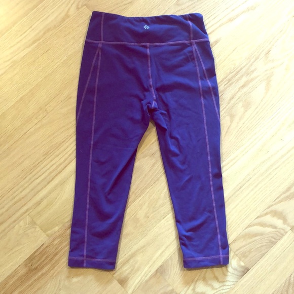 Athleta Purple Revelation Capri Legging Small - Picture 1 of 7